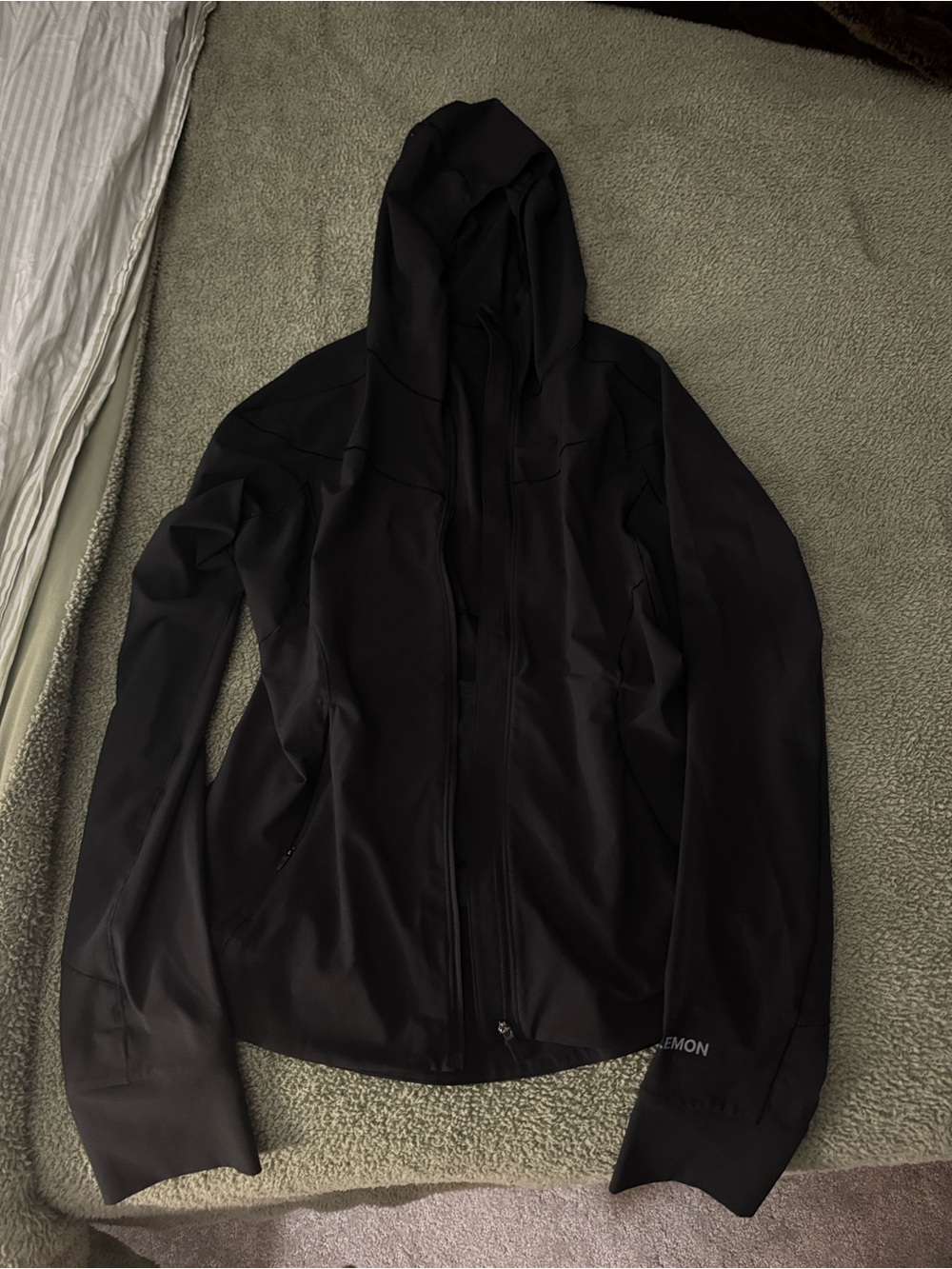 Lululemon Black Hooded Jacket